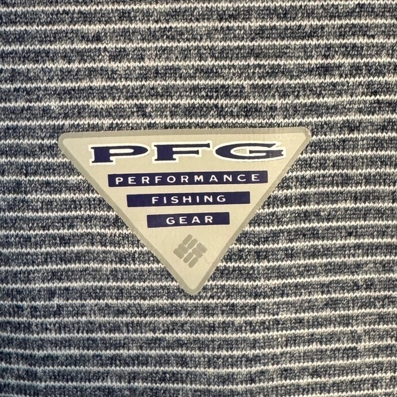 Columbia Omni-Wick Pin-Striped Outdoor Tank Knee Dress Gray 1X PFG Waist Tie - Picture 6 of 15